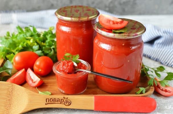 Домашняя томатная паста
