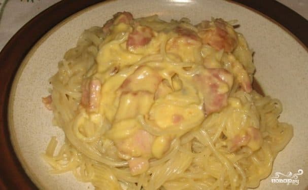 Паста со сливками