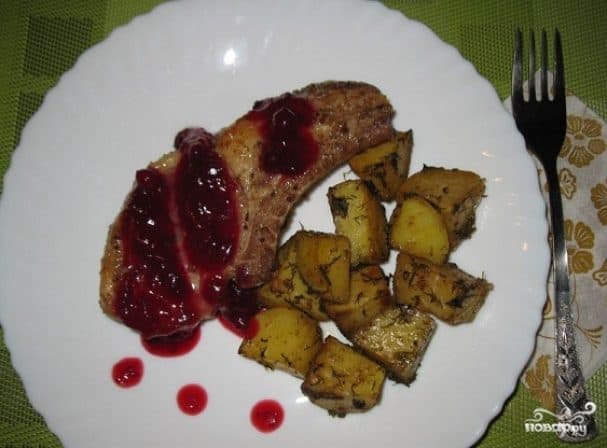 Антрекот в духовке в фольге