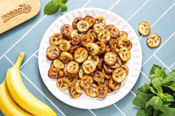 Банановые чипсы в аэрогриле