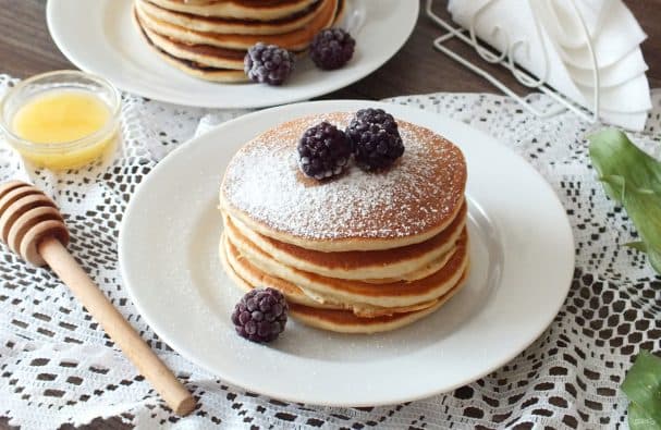 Банановые панкейки на кефире