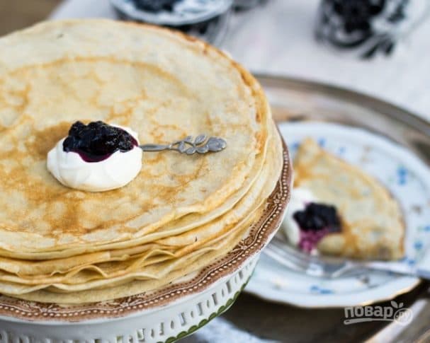 Блины из кефира