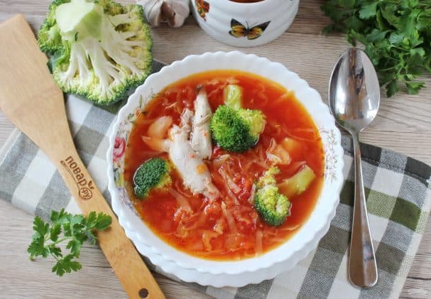 Борщ с брокколи
