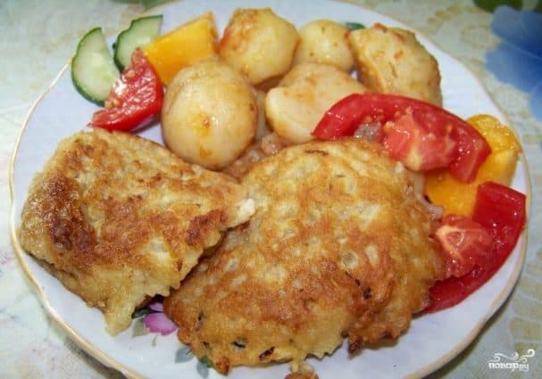 Бризоли с вафлями