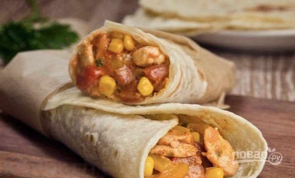 Бурито острый