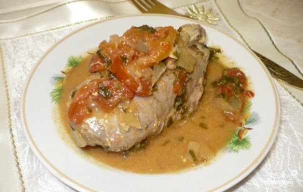 Чахохбили из курицы в мультиварке