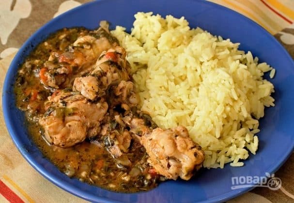 Чахохбили с курицей по-грузински