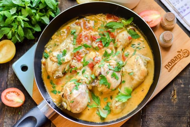 Диетический чахохбили из курицы