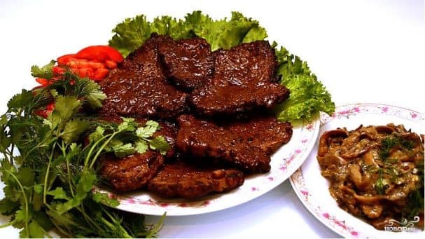 Эскалоп из говядины