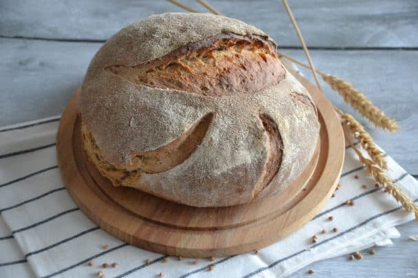 Гречневый хлеб на закваске