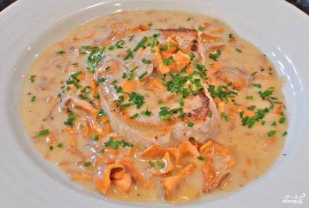 Грибной соус из лисичек