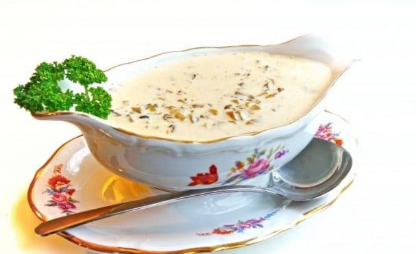 Грибной соус с сыром