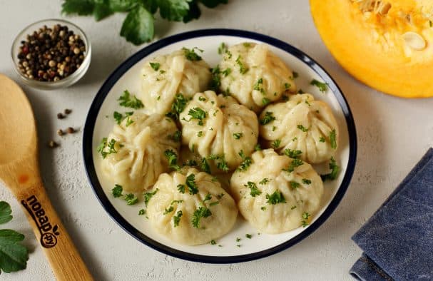 Хинкали с тыквой