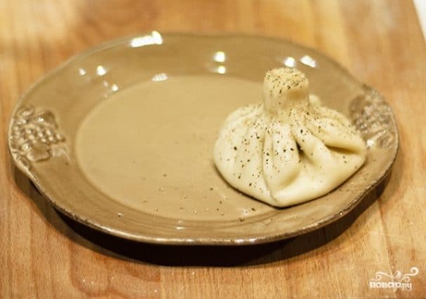 Хинкали с зеленью