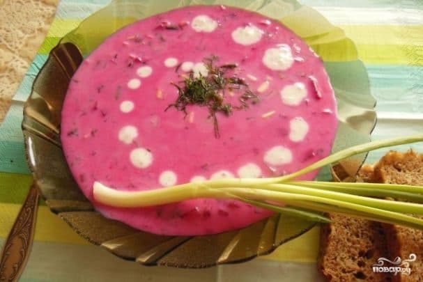 Холодник на кефире