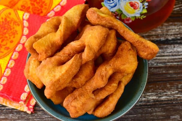 Хворост на йогурте