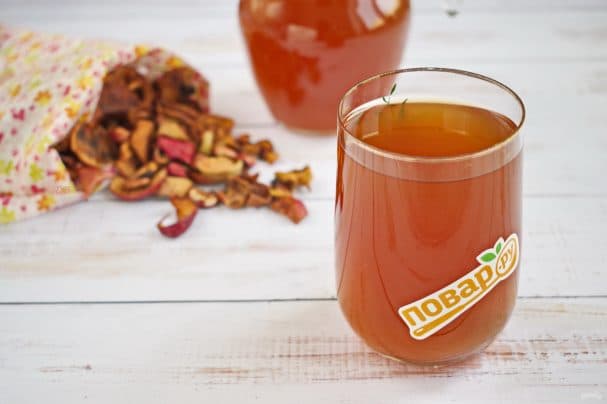 Компот из сушеных яблок