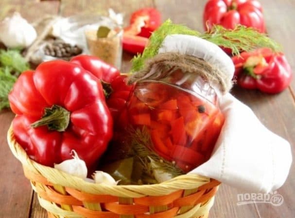 Консервация болгарского перца