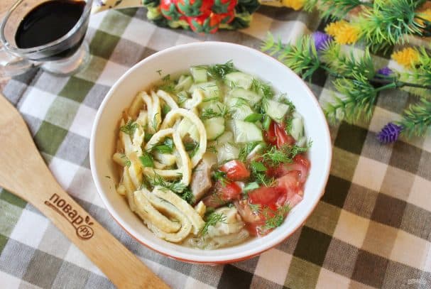 Корейская окрошка