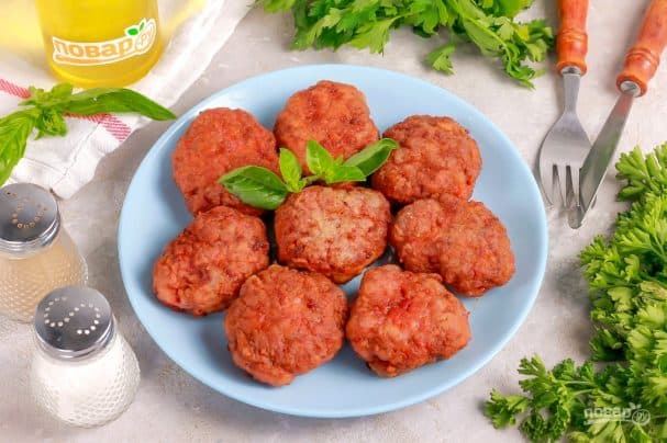 Красные котлеты