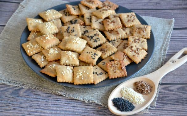 Крекеры из цельнозерновой муки