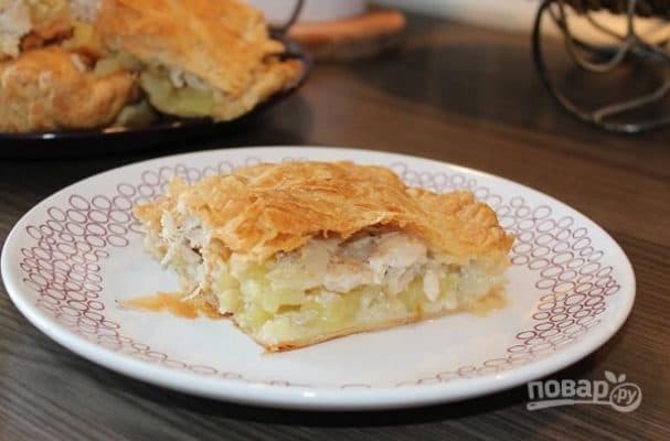 из слоеного теста