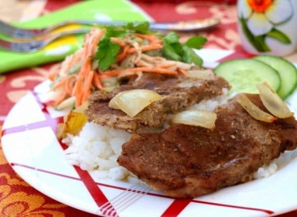 Лангет из говядины в духовке