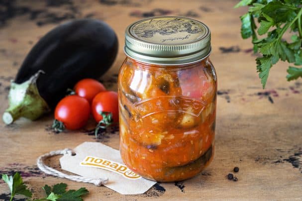 Лечо из баклажанов на зиму