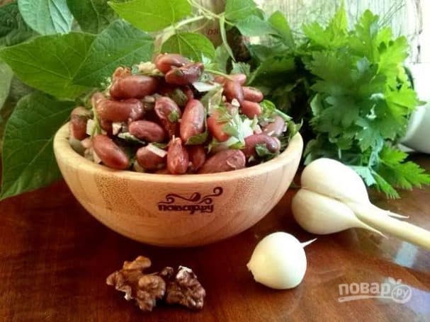 Лобио из красной фасоли