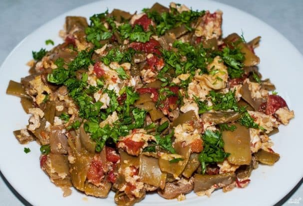 Лобио из зеленой фасоли