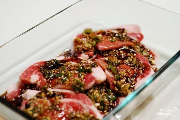 Маринад для отбивных из свинины