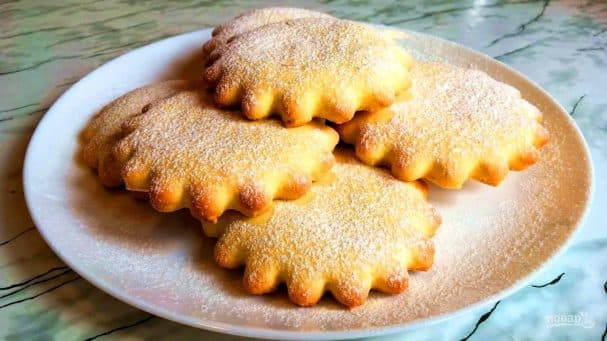 Молочный коржик из детства