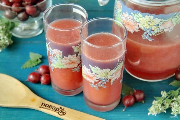 Морс из крыжовника