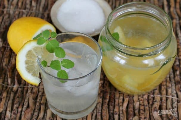 Морс из лимона