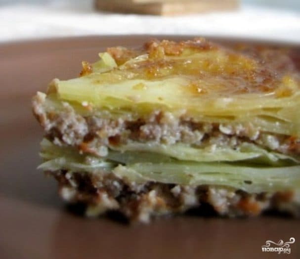 Мусака с капустой