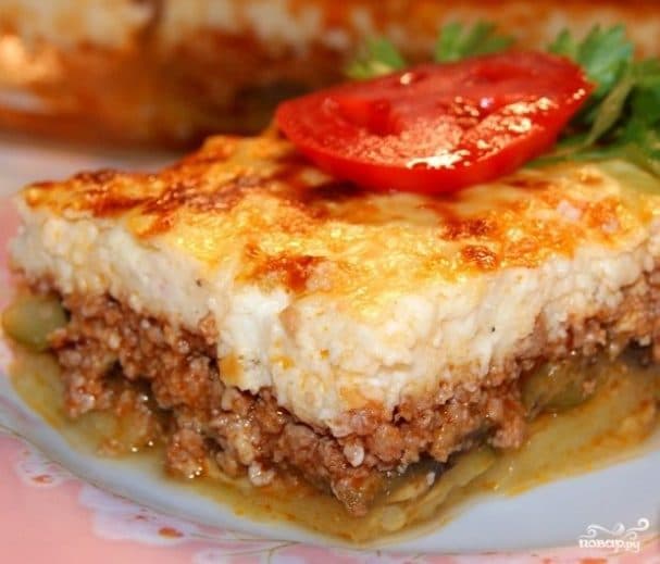 Мусака с картофелем