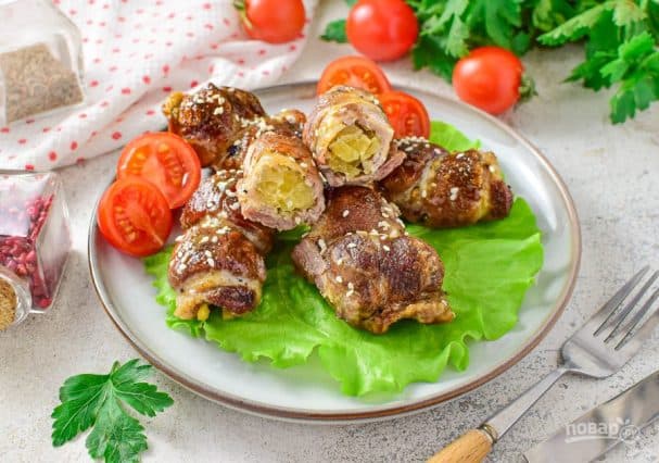 Мясные рулетики