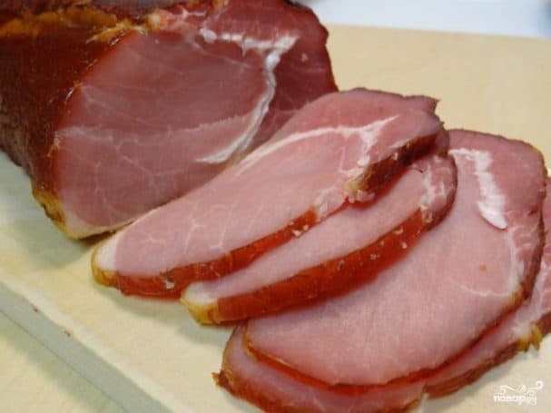 Мясо копченое