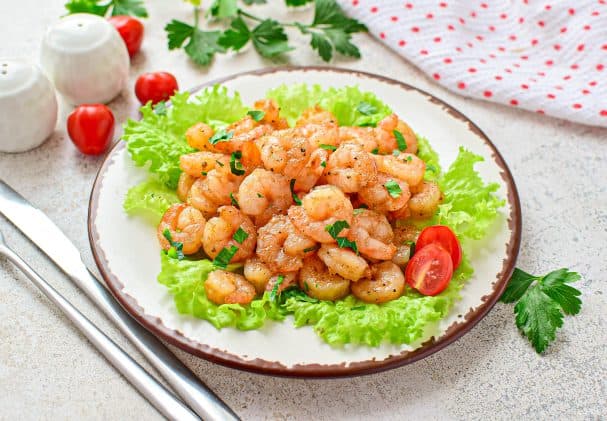 Очищенные креветки