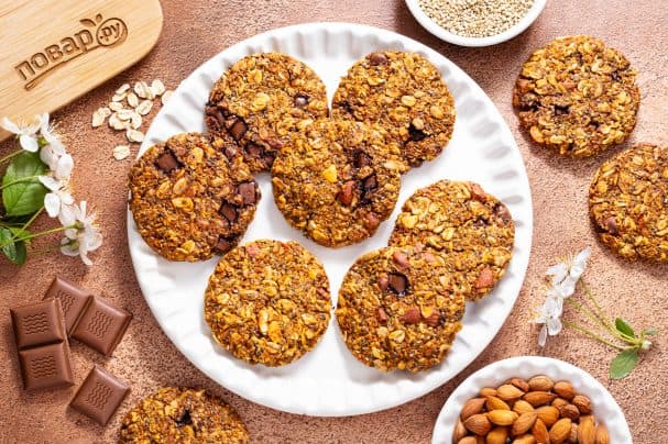 Овсяное печенье с киноа