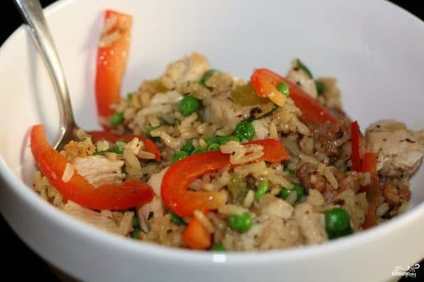 Паэлья с курицей в мультиварке