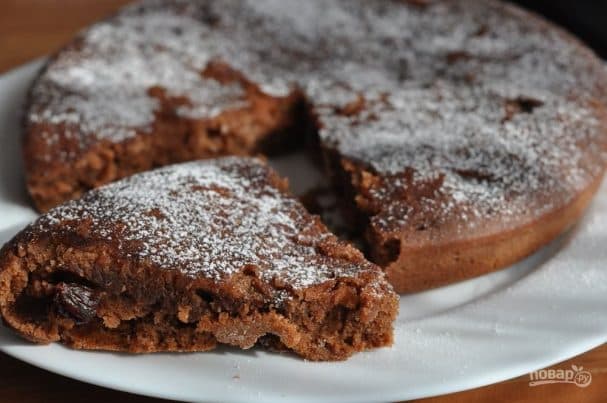 Постная коврижка с какао