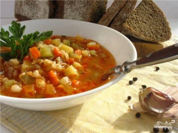 Постный рассольник