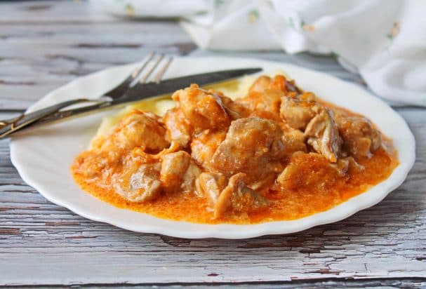 ПП гуляш из курицы