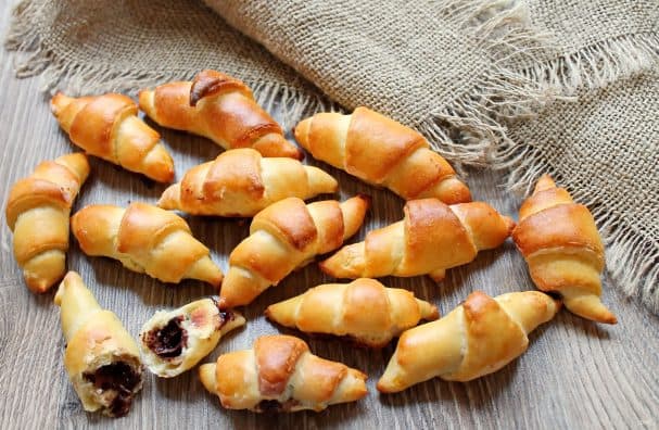 Рогалики с нутеллой