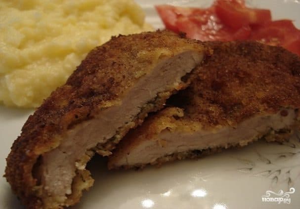 Ромштекс с гарниром