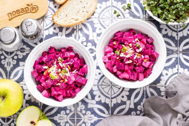 Салат из свеклы и яблок