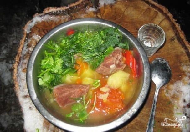 Шурпа из лосятины