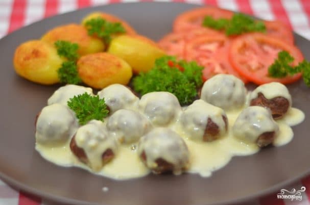 Сметанный соус для котлет