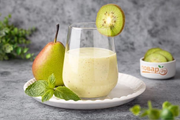 Смузи из киви с грушей
